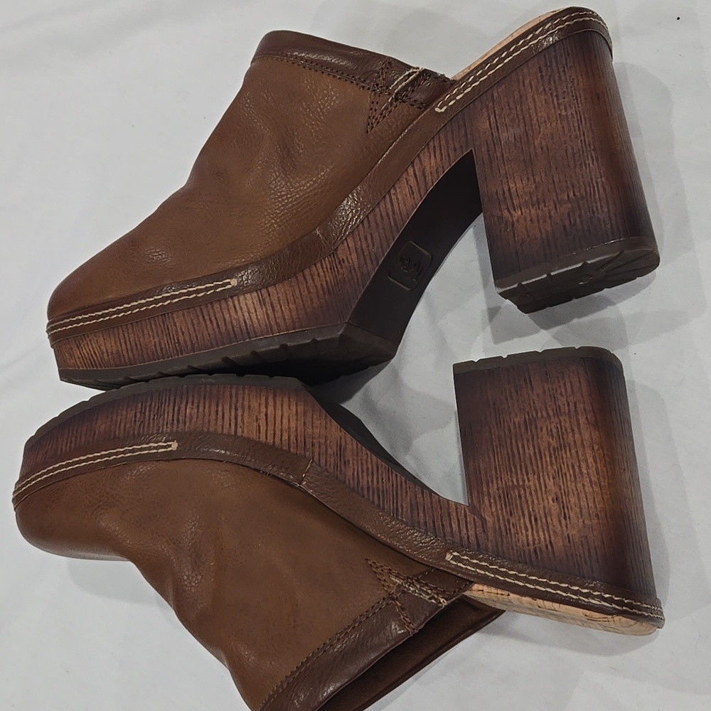 Korks Lori Slip-On Platform Heel Clog Size 10 - image 6